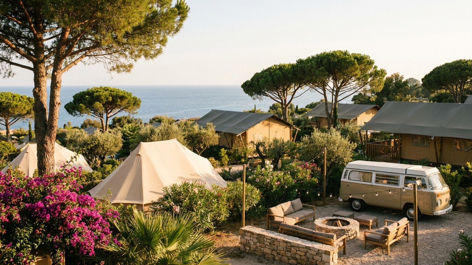 The best campsites in the Côte d'Azur for glamping & luxury
