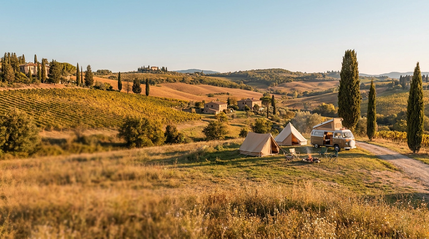 The best campsites in Tuscany (Italy) by reviews