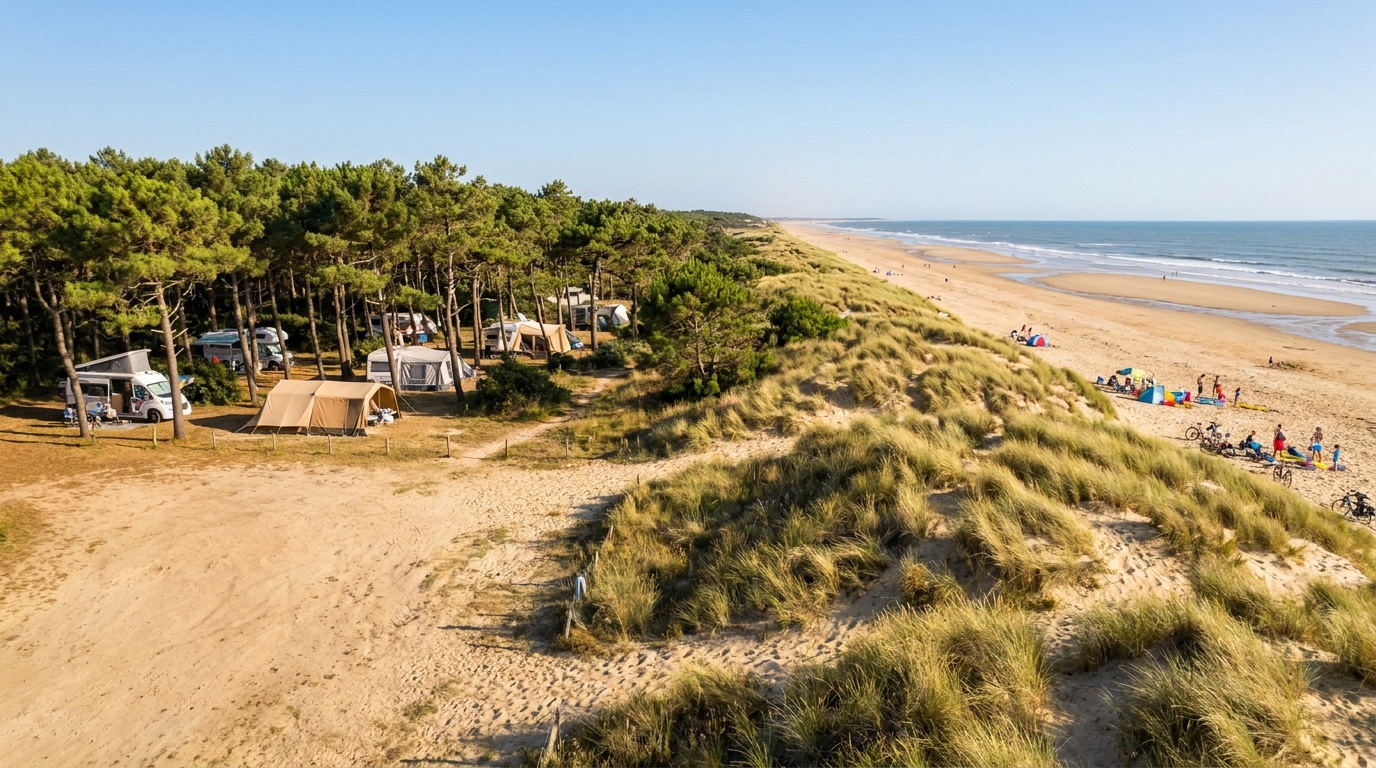 The best campsites in the Vendée (France) by reviews