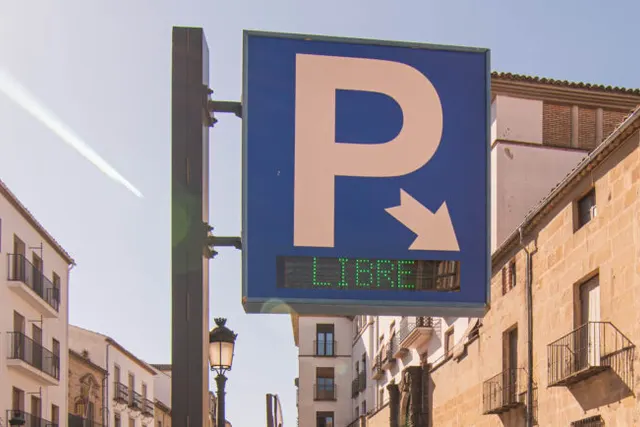 Aparcamiento para autocaravanas de Baeza