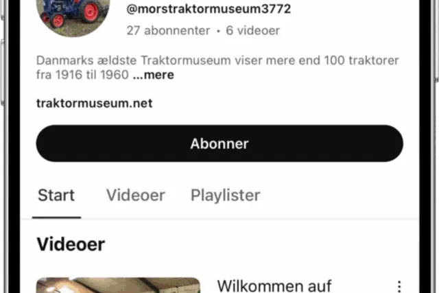 Morsø Traktormuseum Autocamperplads