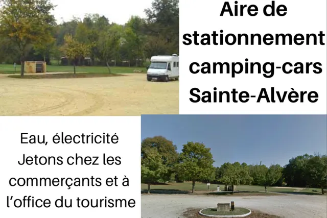 Aire de stationnement de Sainte-Alvère