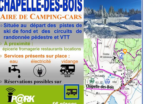 Aire Camping-Cars Chapelle-des-Bois