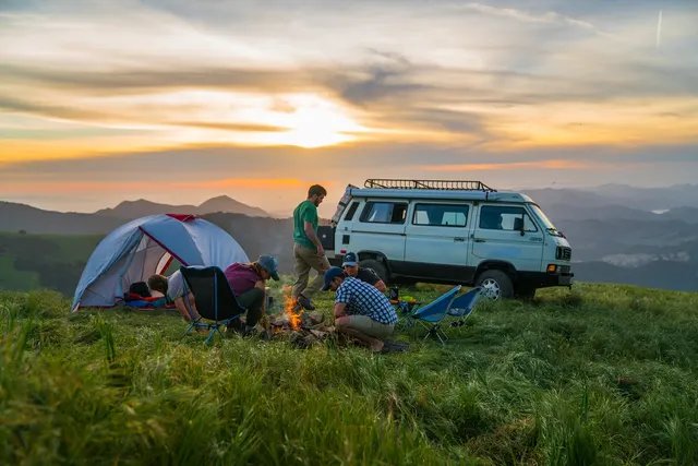 Aire d'accueil de camping car de Roubion