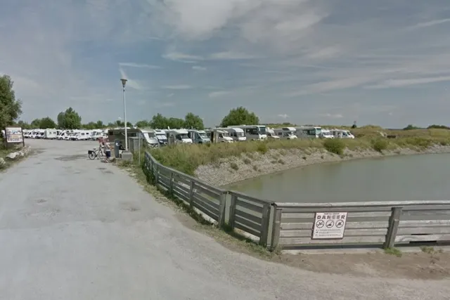Aire de camping car de Fort Mahon Plage