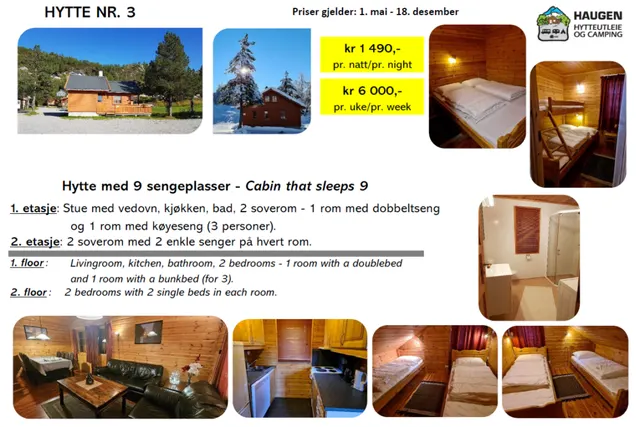 Haugen Hytteutleie & Camping