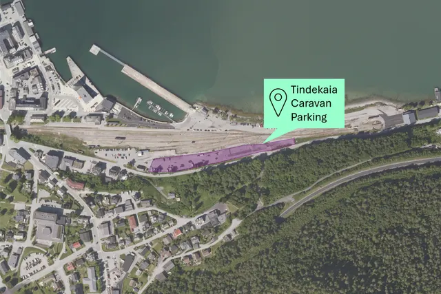 Bobilparkering Åndalsnes Tindekaia