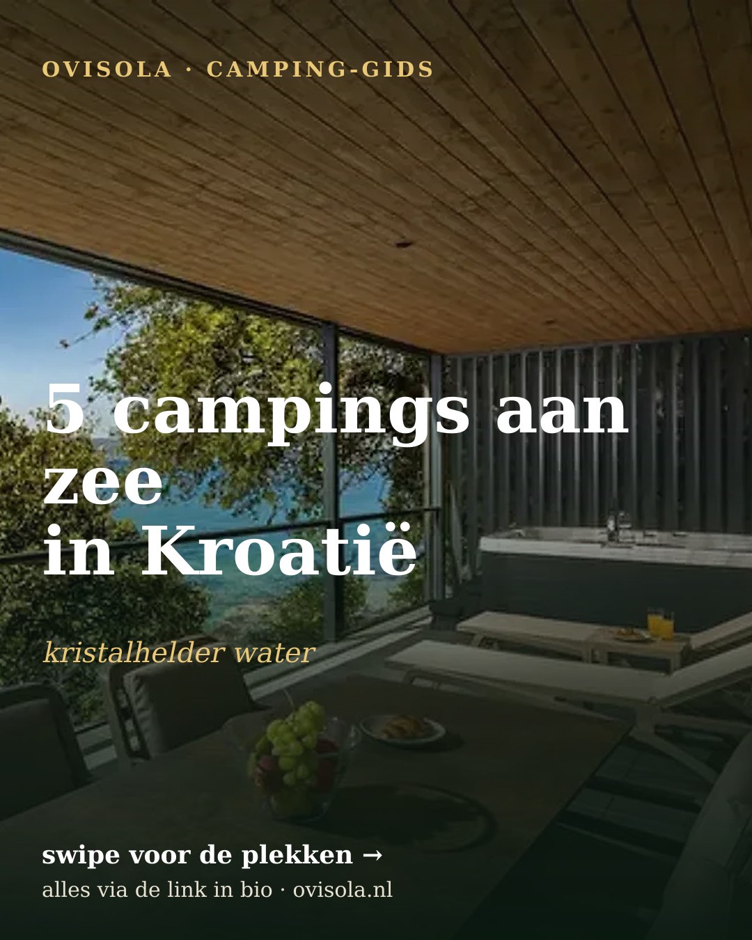 5 campings aan zee in Kroatië