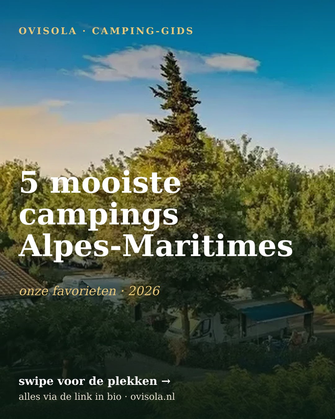 5 mooiste campings Alpes-Maritimes