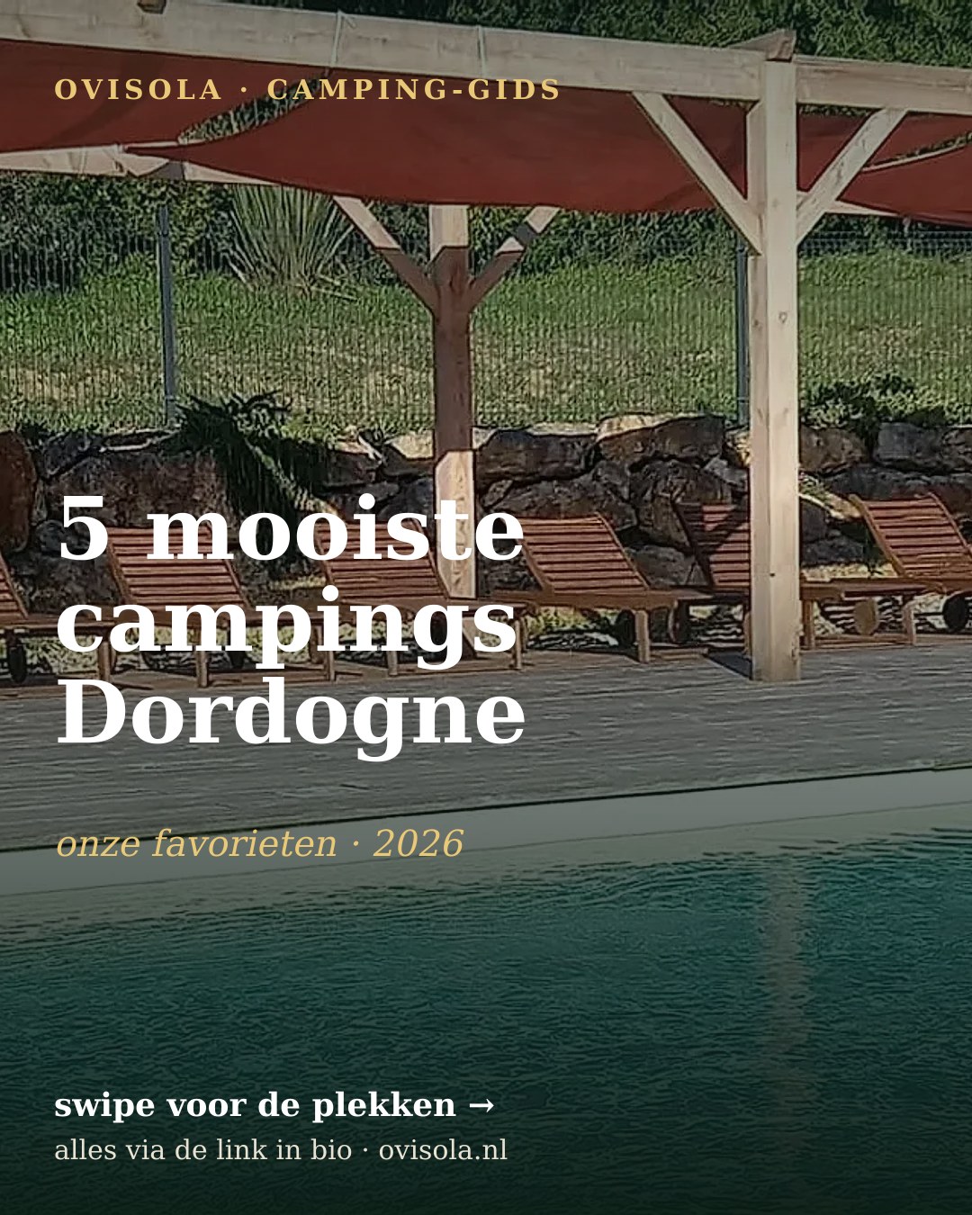 5 mooiste campings Dordogne