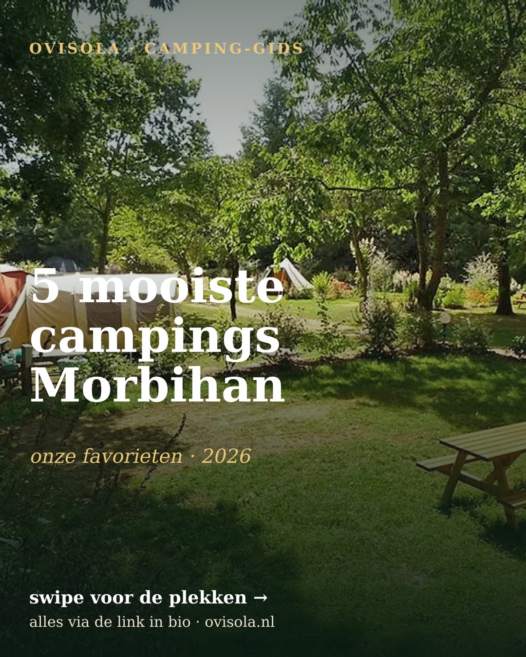5 mooiste campings Morbihan