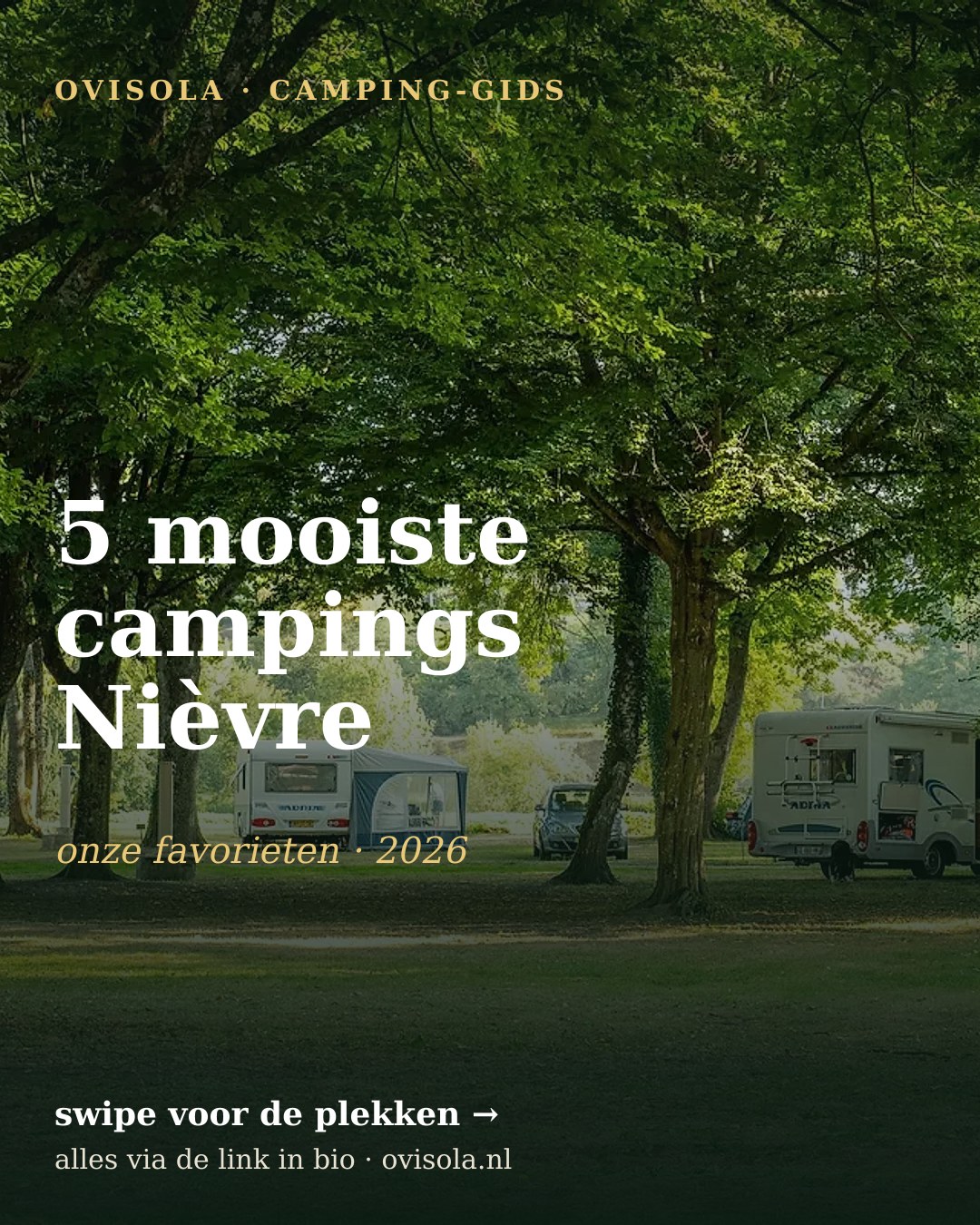 5 mooiste campings Nièvre
