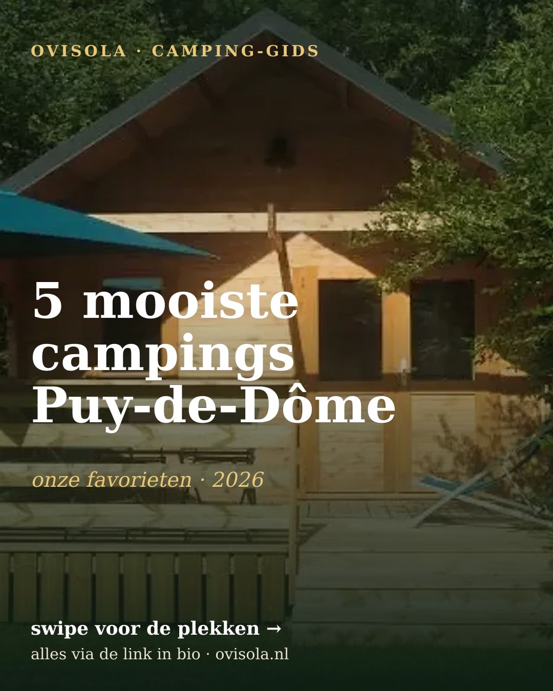 5 mooiste campings Puy-de-Dôme