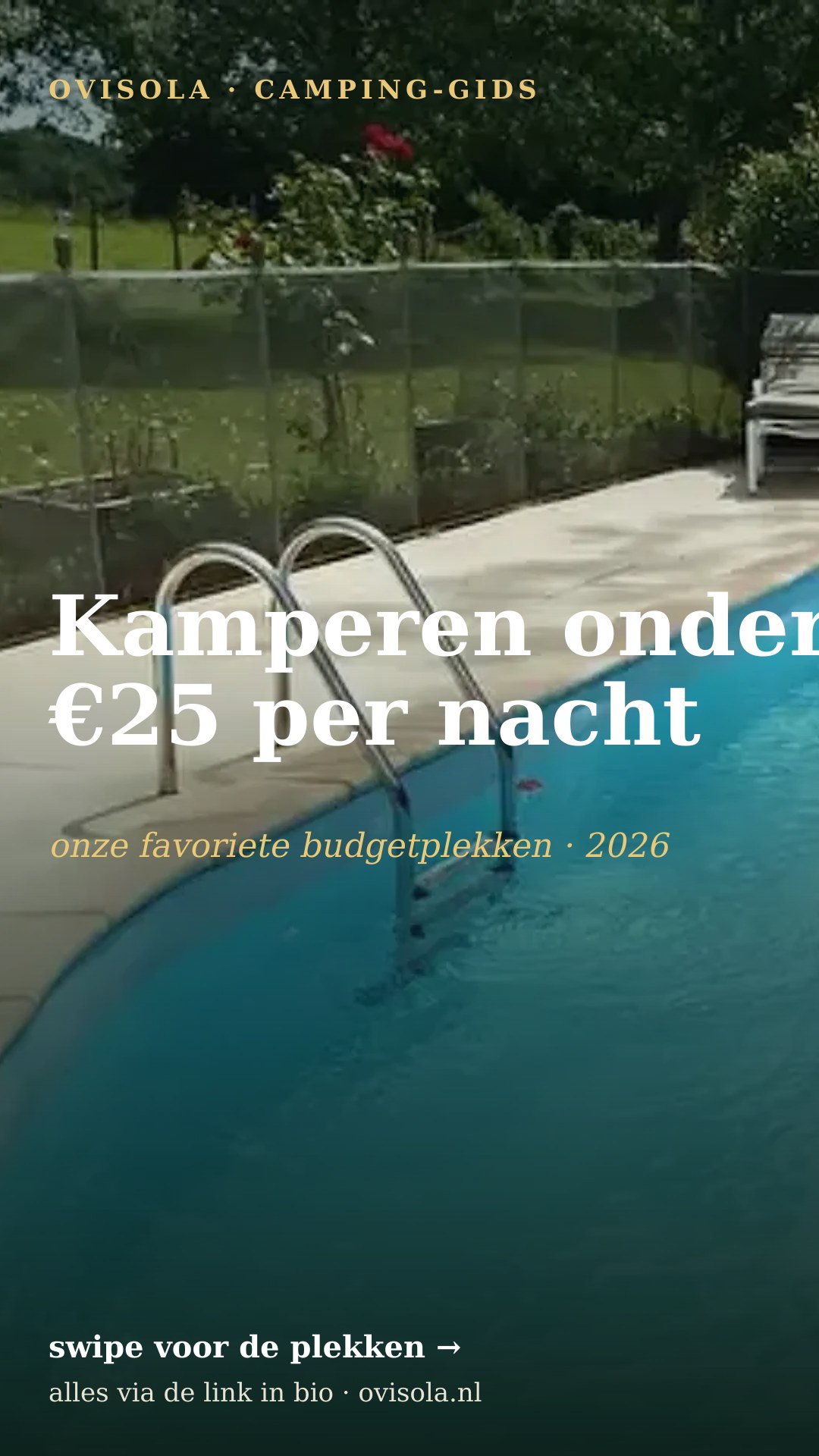 Kamperen onder €25 per nacht 💶