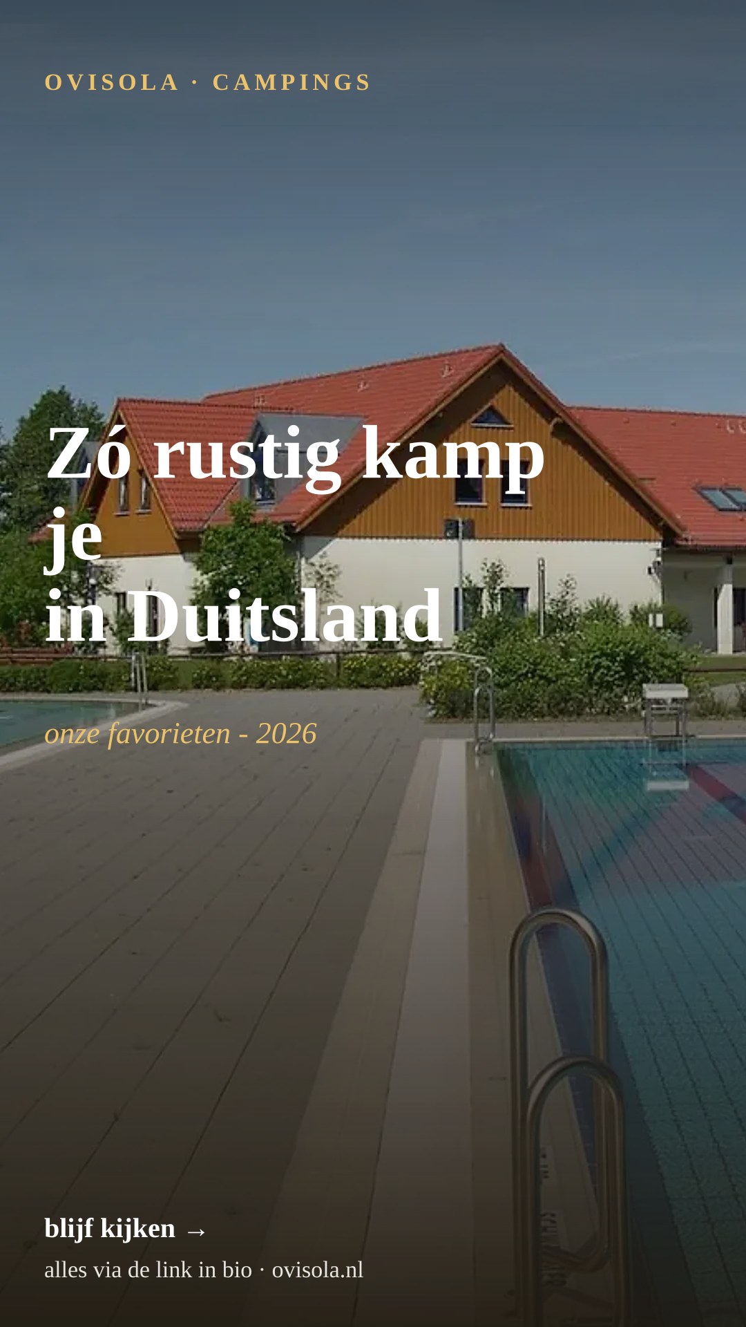 Zó rustig kamp je in Duitsland 🍃