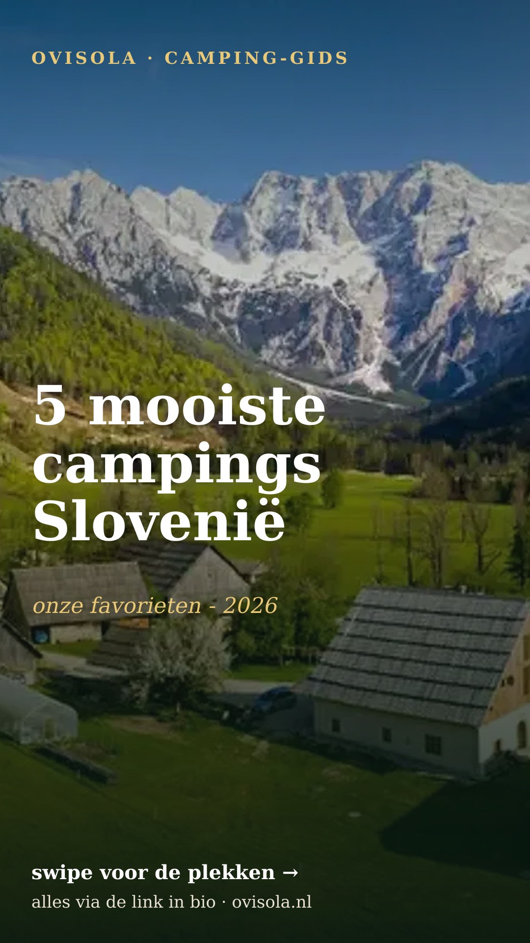 5 mooiste campings Slovenië