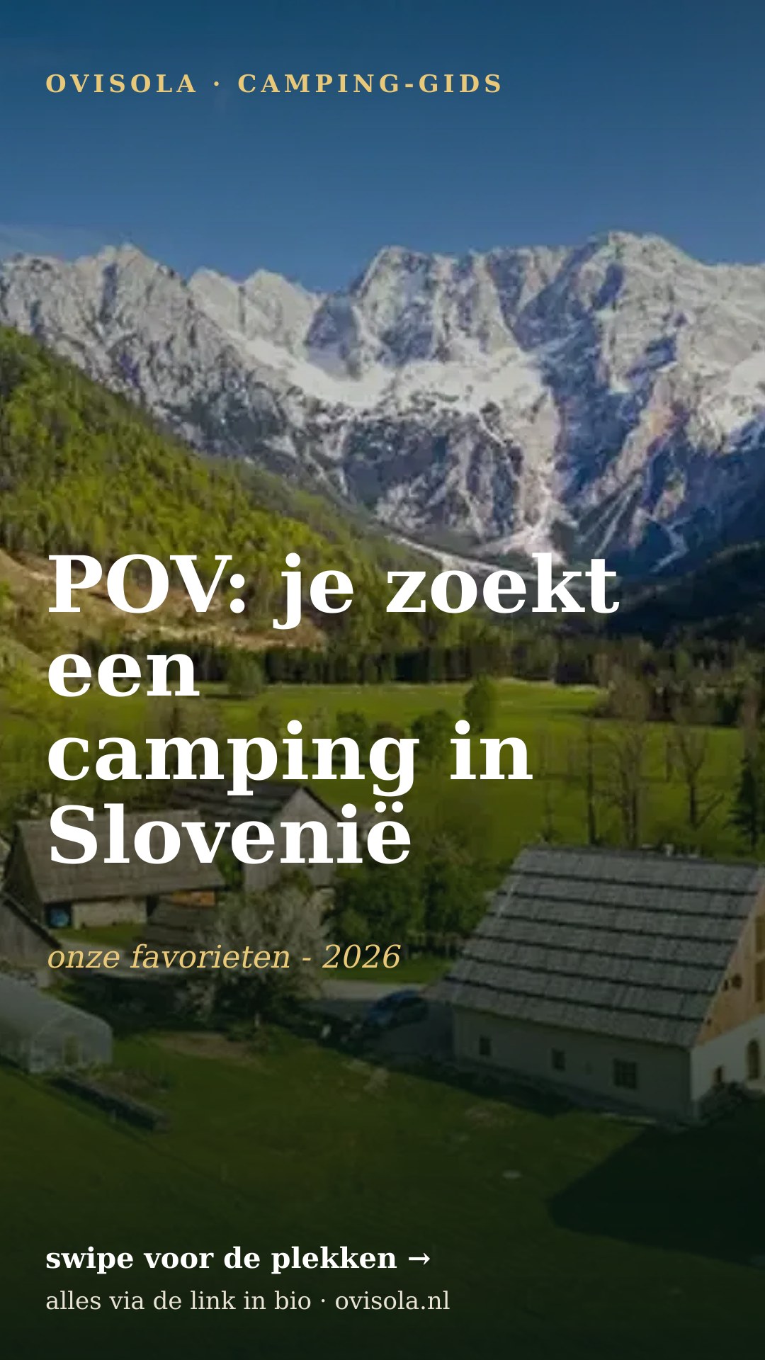 POV: je zoekt een camping in Slovenië
