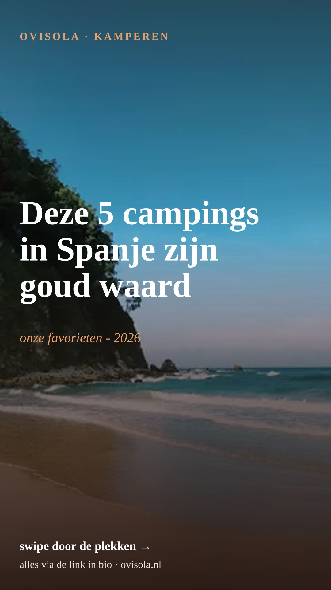 Deze 5 campings in Spanje zijn goud waard
