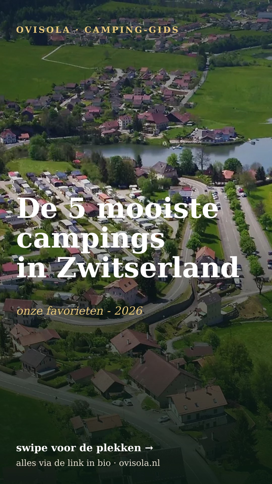 De 5 mooiste campings in Zwitserland