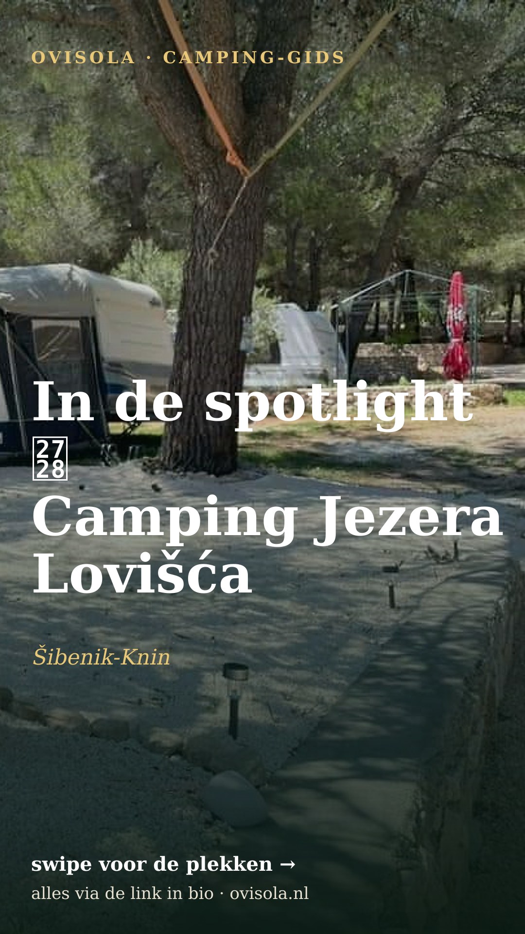 In de spotlight ✨ Camping Jezera Lovišća