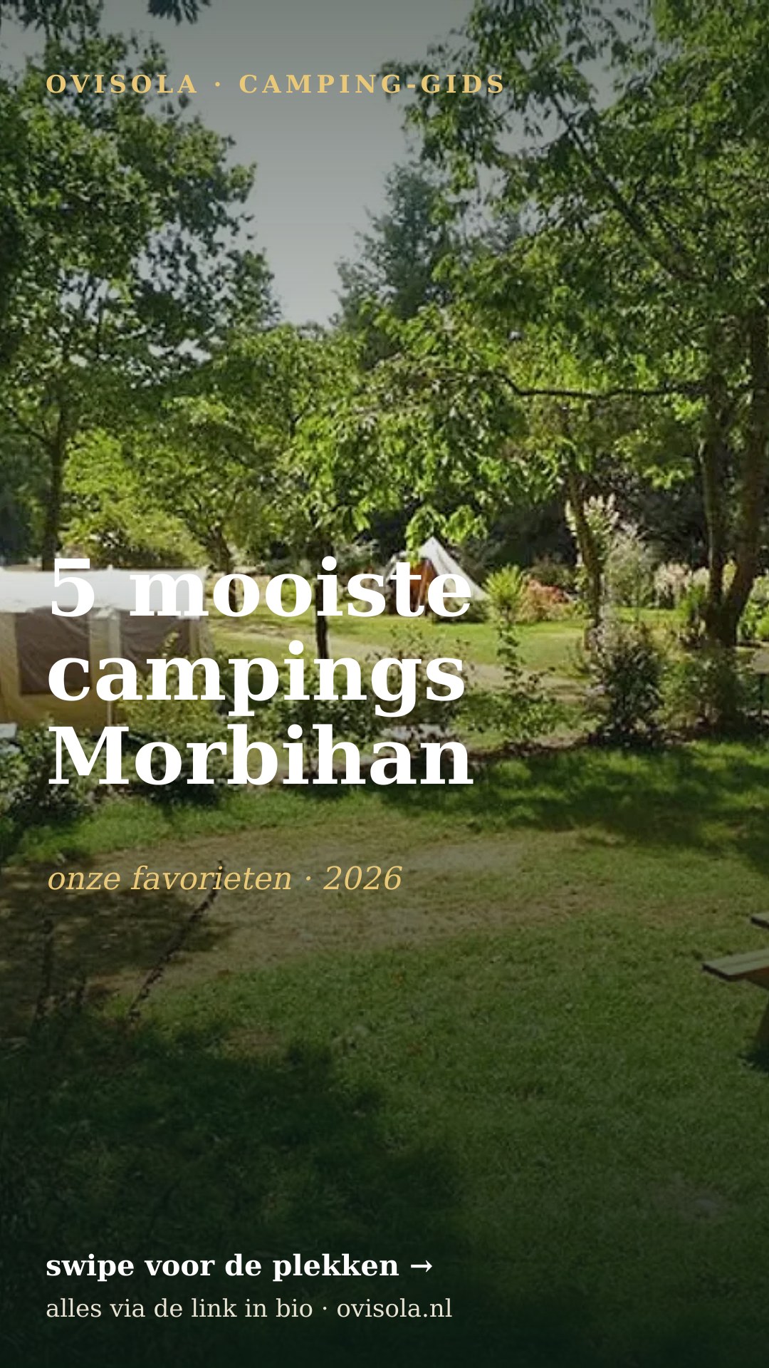 5 mooiste campings Morbihan