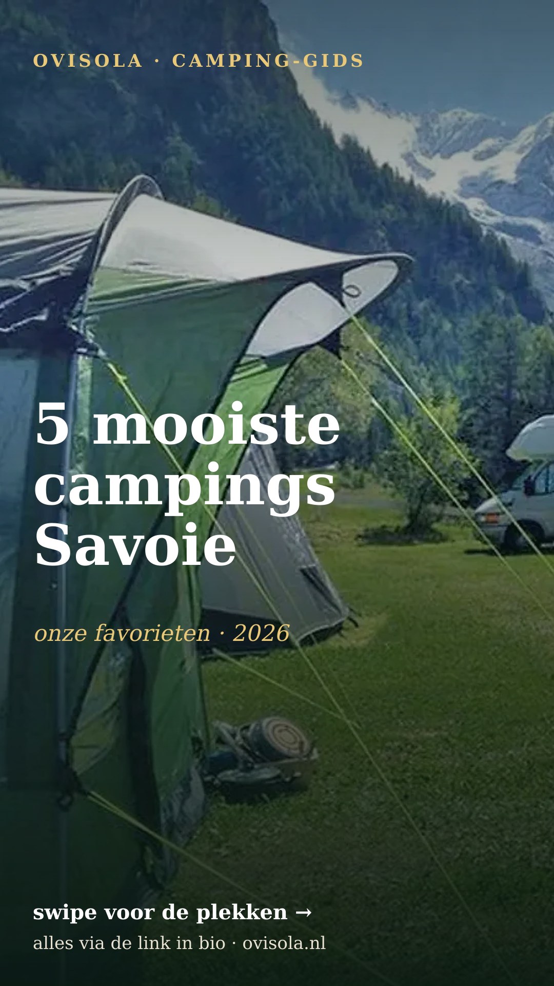 5 mooiste campings Savoie