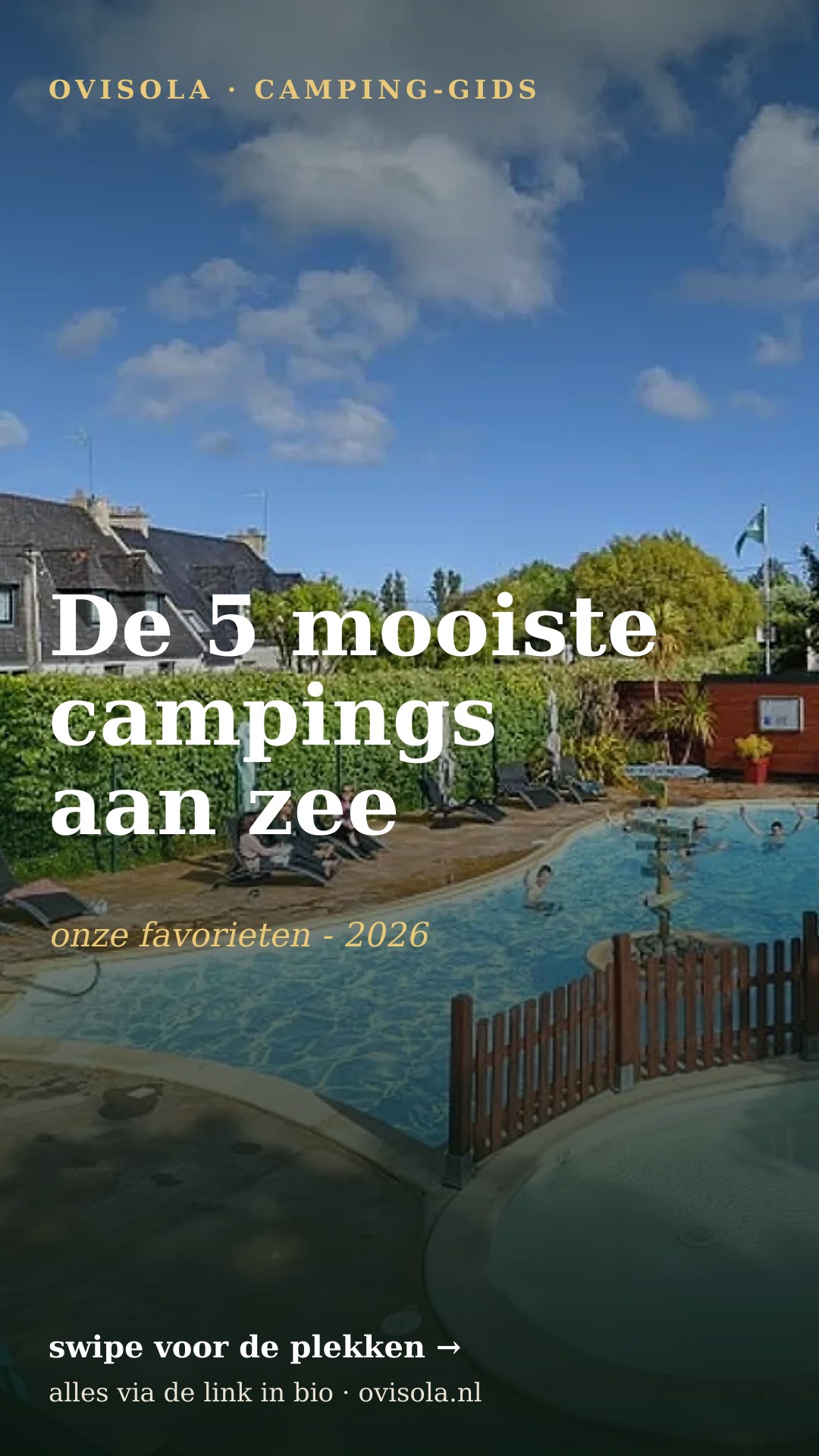De 5 mooiste campings aan zee