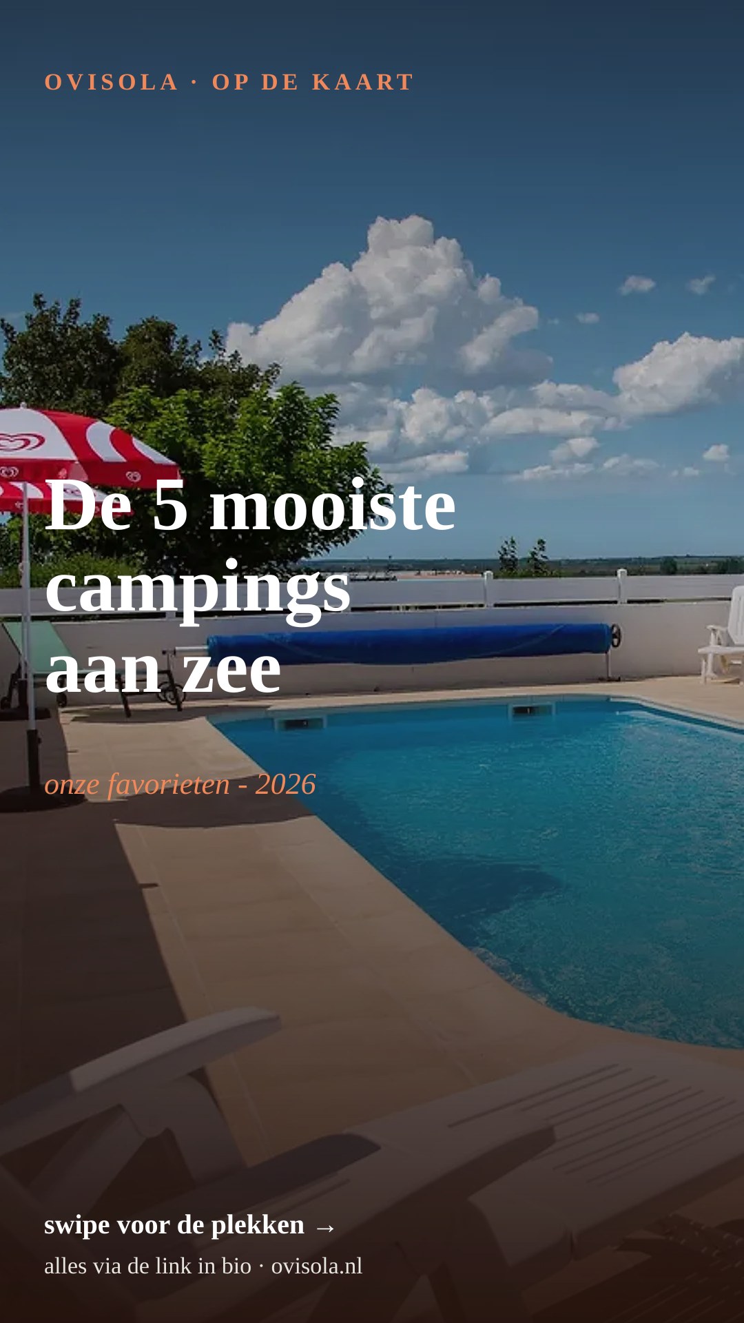 De 5 mooiste campings aan zee