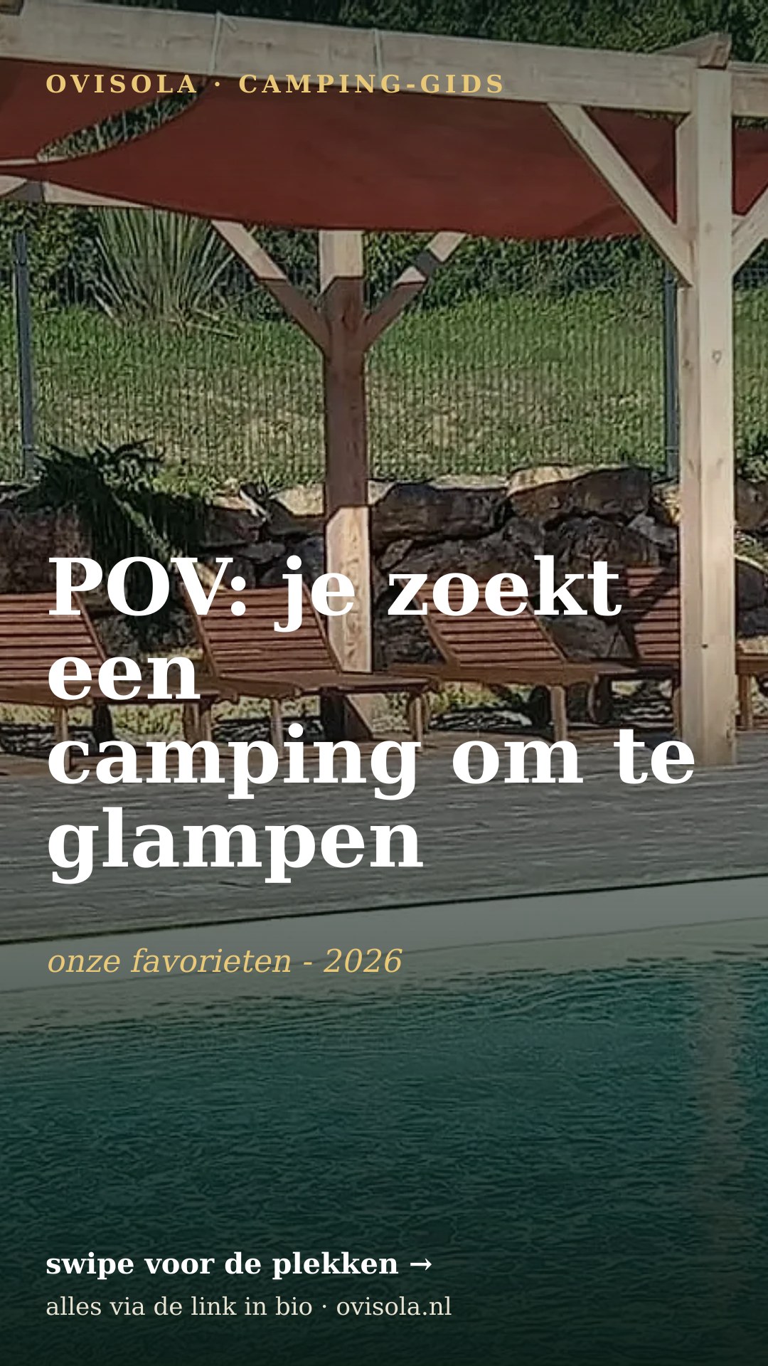 POV: je zoekt een camping om te glampen