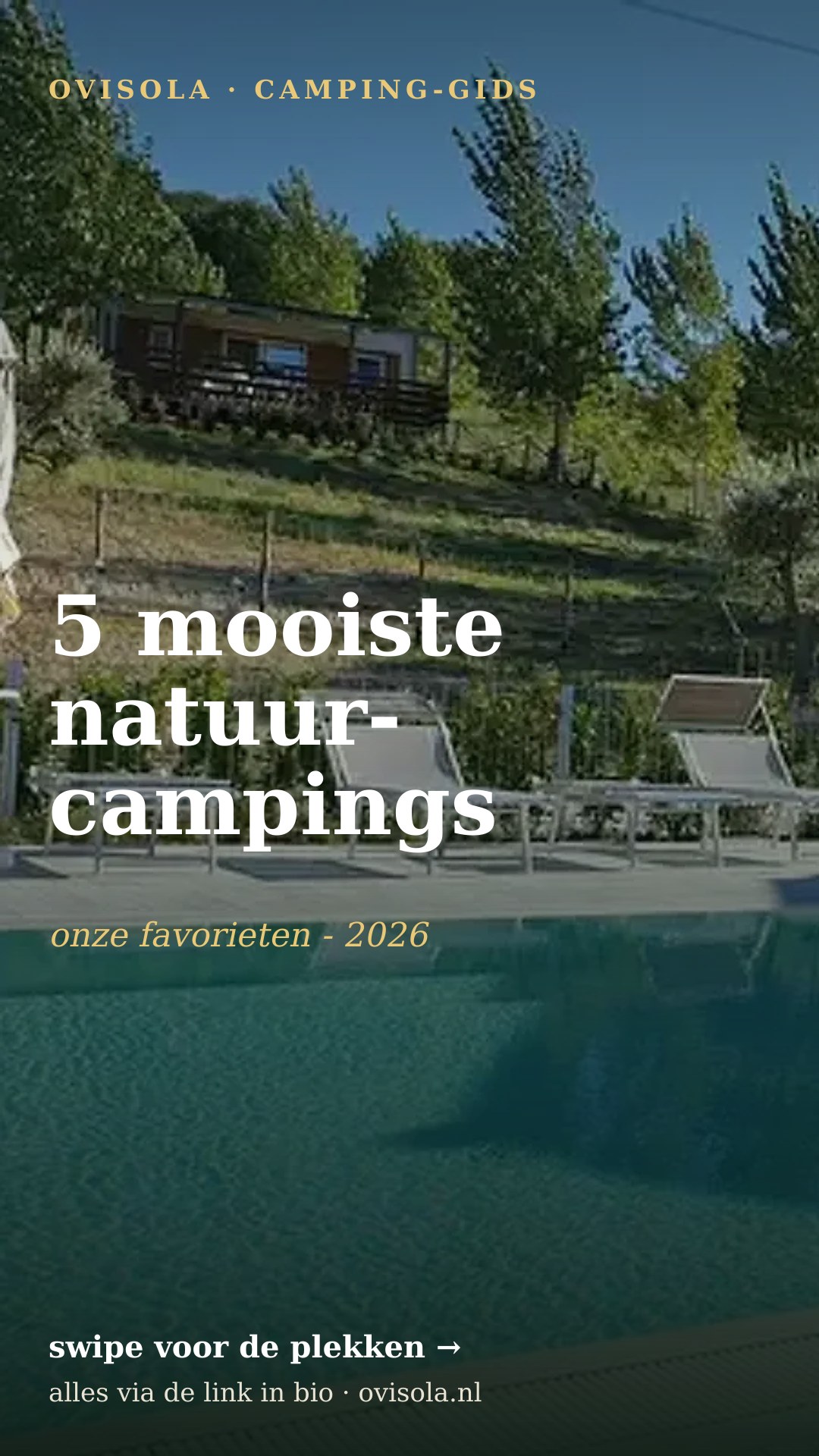 5 mooiste natuur- campings