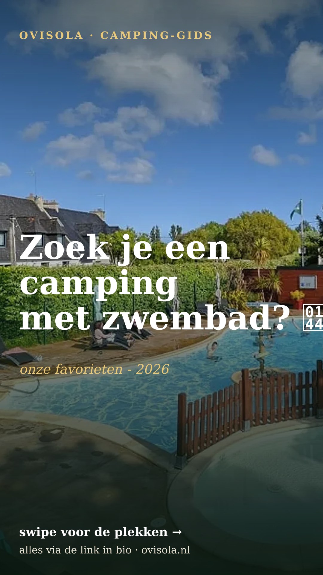 Zoek je een camping met zwembad? 👇