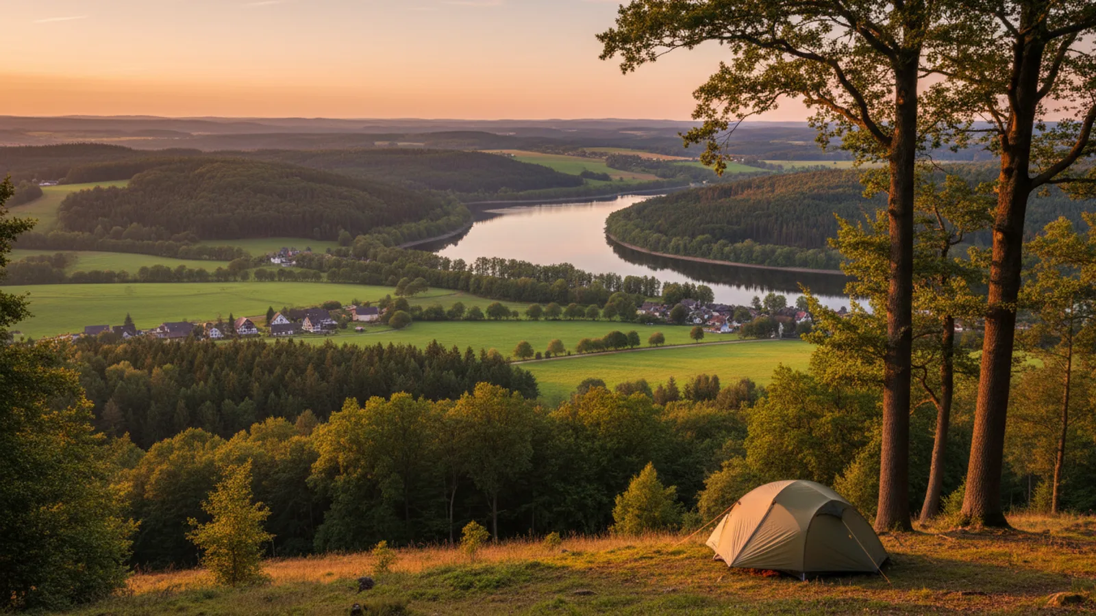 Les plus beaux campings en Noordrijn-Westfalen — avec Wohnmobilstellplatz Dreiländersee à l'honneur