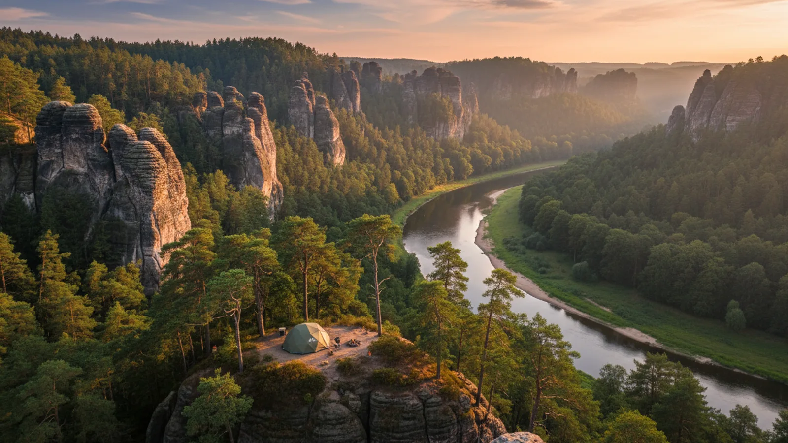Les plus beaux campings en Saksen — avec roll&rest à l'honneur
