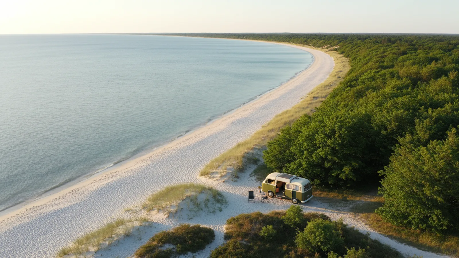 Les plus beaux campings en Seeland — avec Bjerge Sydstrand Camping à l'honneur